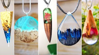 13 AMAZING EPOXY RESIN PENDANTS | HOW TO MAKE NECKLACE PENDANTS - Resin Art