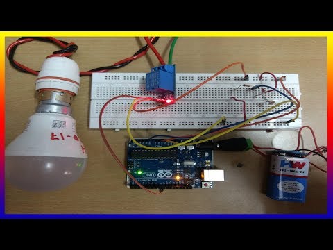 Making Automatic Dark Light Sensor By Using Arduino & LDR With 230V LED & Relay | Day/Night Off/On