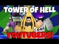 (Part 3) Every time i Die In Tower Of Hell I become Another Youtuber?! - Tower Of Hell (Roblox)