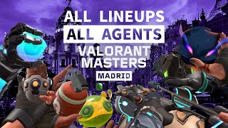 All Lineups used by pros in VCT 2024 Masters Madrid【 VALORANT 】