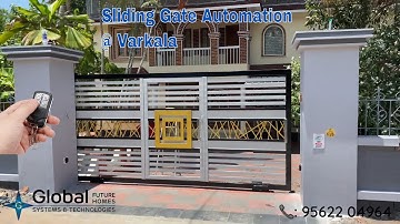Sliding Gate Automation installed at Varkala, Trivandrum | Remote Controlled Gate 📞9562204964
