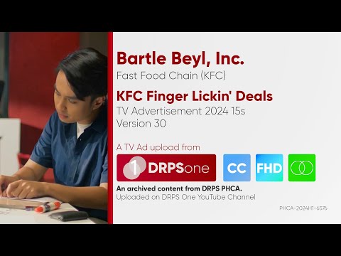 KFC Finger Lickin' Deals TV Ad 2024 15s (Philippines, Version 30) [CC/HD/ST]