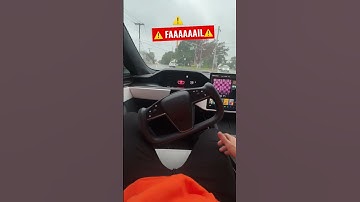 ⚠️*TRUSTS TESLA AUTOPILOT⚠️ IMMEDIATE REGRETS IT 🛑😳 WOULD YOU⁉️ #Shorts