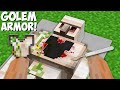 This is THE BEST WAY TO GET GOLEM ARMOR in Minecraft ! NEW GOLEM ITEMS !