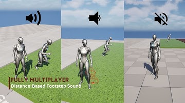 Multiplayer Footstep System - Showcase || UE5 || FAB