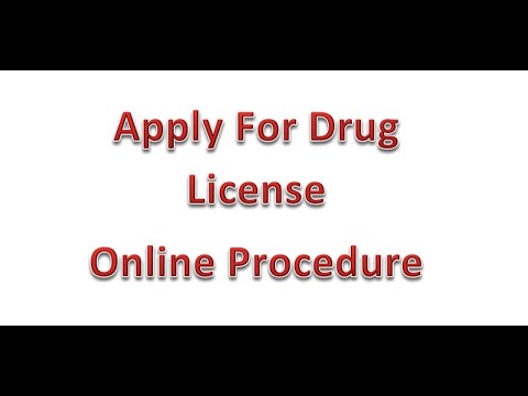 Online Procedure of Drug License - Jammu & Kashmir