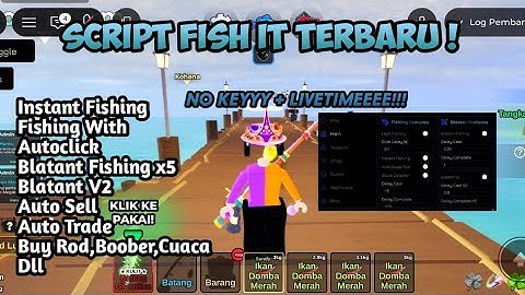 SCRIPT FISH IT TERBARU 2025 ! AUTO FISH,TELEPORT EVENT,AUTO TRADE, NOKEY/PASSWORD ! #fishit #roblox