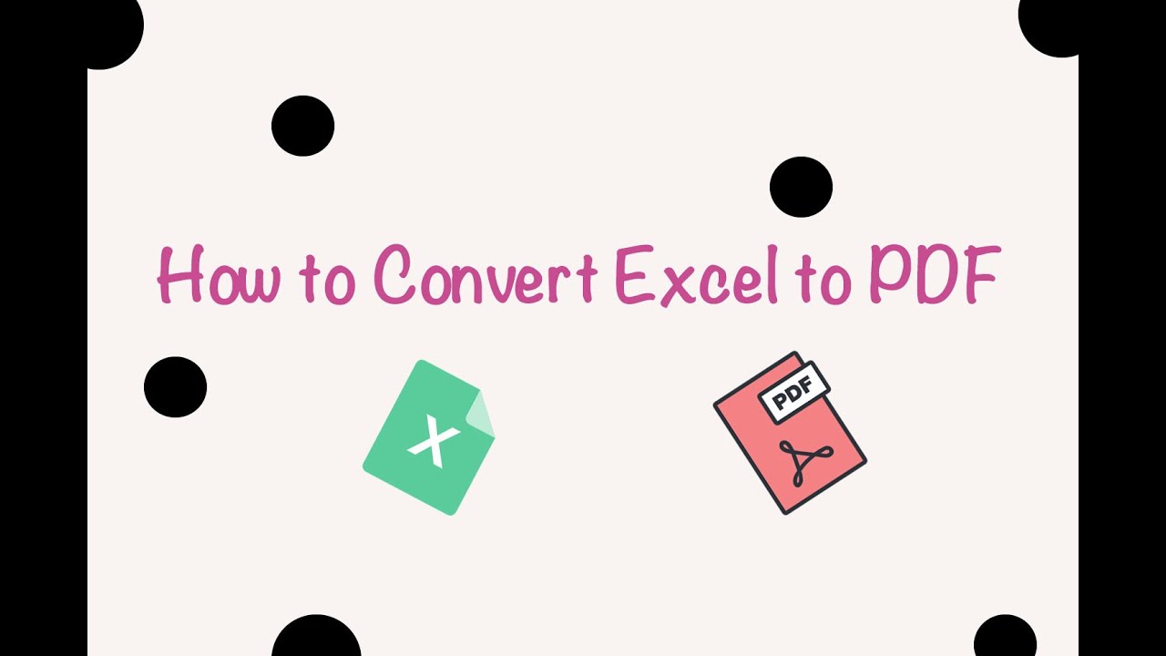 How to Convert Excel to PDF without Installing any Software - YouTube