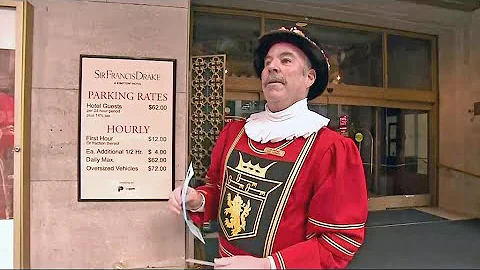 Iconic Sir Francis Drake Hotel Doorman Tom Sweeney...