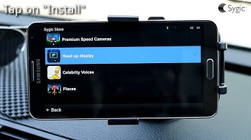 Video Guide - How to install Head-up display in Sygic Navigation
