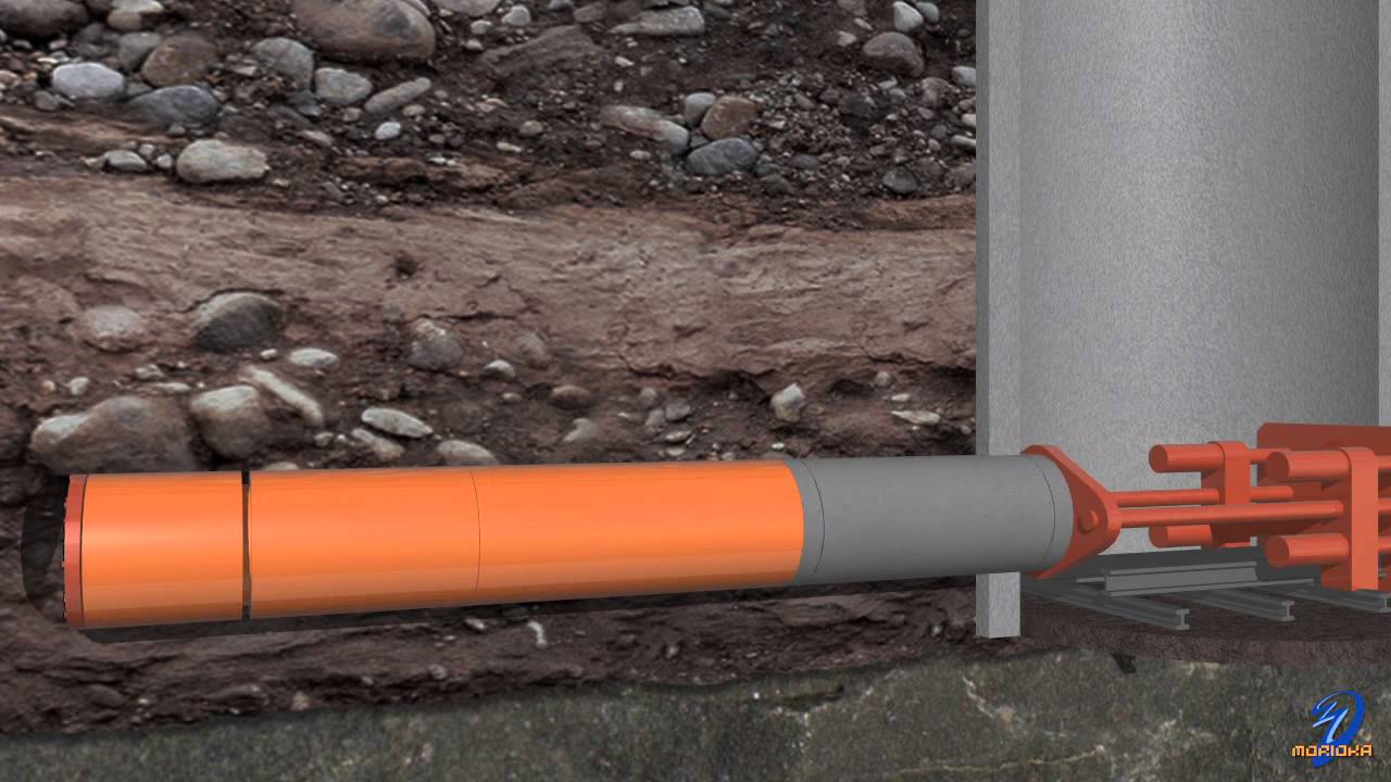SUISHIN pipe jacking - YouTube