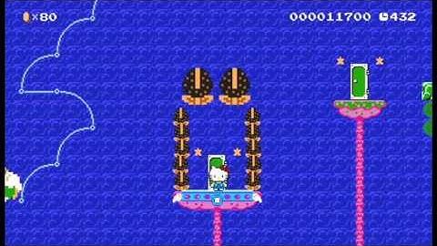 Deep Sea Cage Quest [Level Upload] - Super Mario Maker (Wii U)