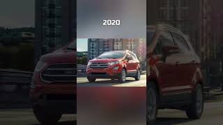 Evolution of Ford Ecosport (2013~2022) #shorts
