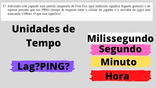 3)Joãozinho está jogando uma partida ranqueada de Free Fire (que traduzido  significa fogaréu  