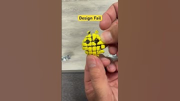Design fail #3dprinting #tinkercad #tutorial #happyfail