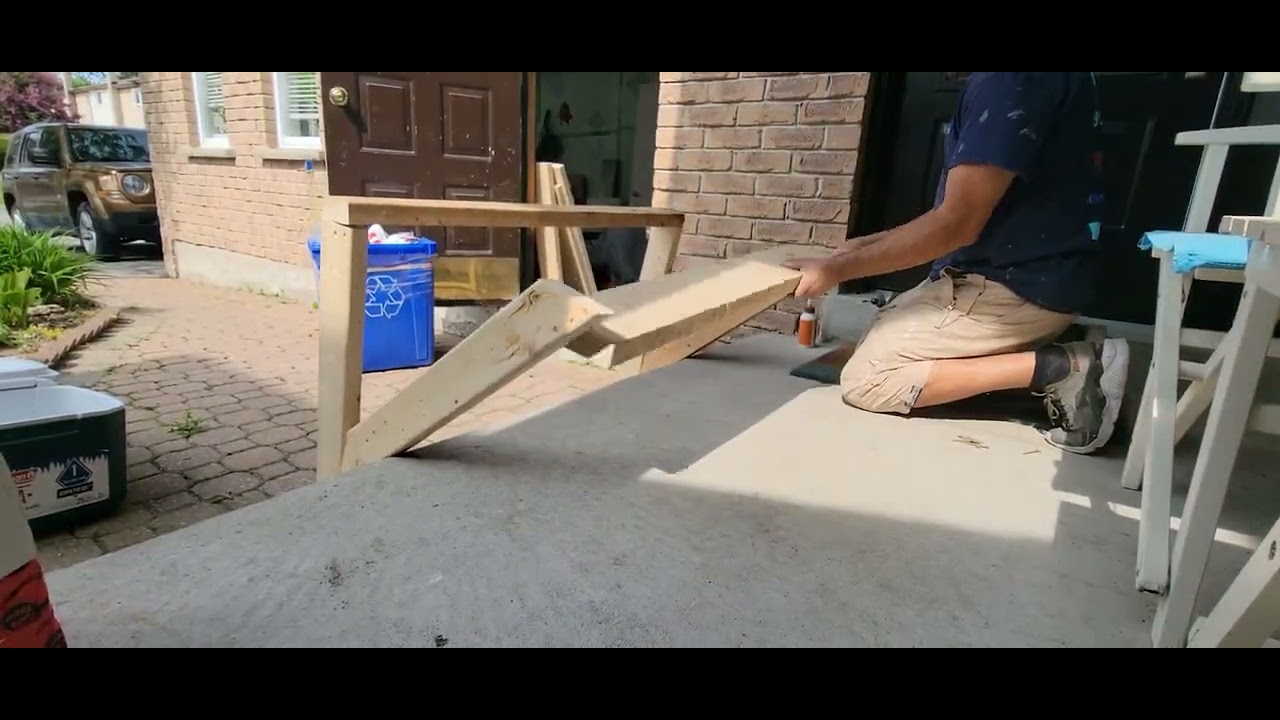 custom tire rack with wood 2x4 - YouTube