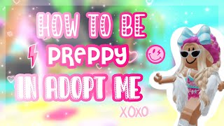 ⚡ How to be Preppy in Adopt Me !! ⚡#adoptme #preppy #preppyadoptme
