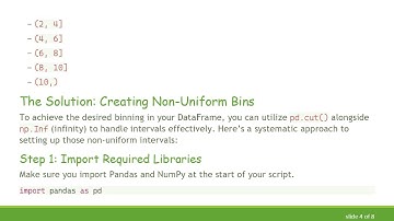 How to Use pd.cut() for Non-Uniform Bin Intervals in Pandas