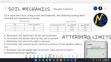 Problem: Atterberg Limits