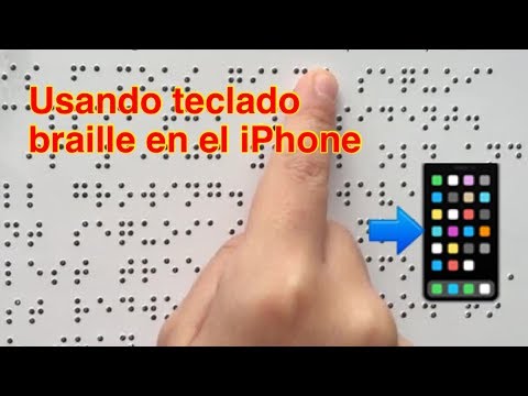 Vídeo: Com canviar la sortida de la pantalla Braille en un iPhone: 8 passos