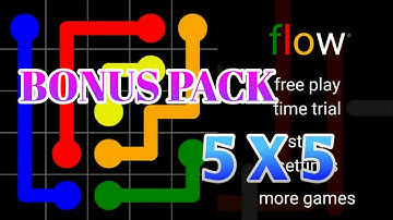 FLOW FREE | BONUS PACK | 5 X 5 | LEVEL 1 - 30 | SOLVED | SOLUTIONS | WALK THROUGH | LAG GAMING |TIPS