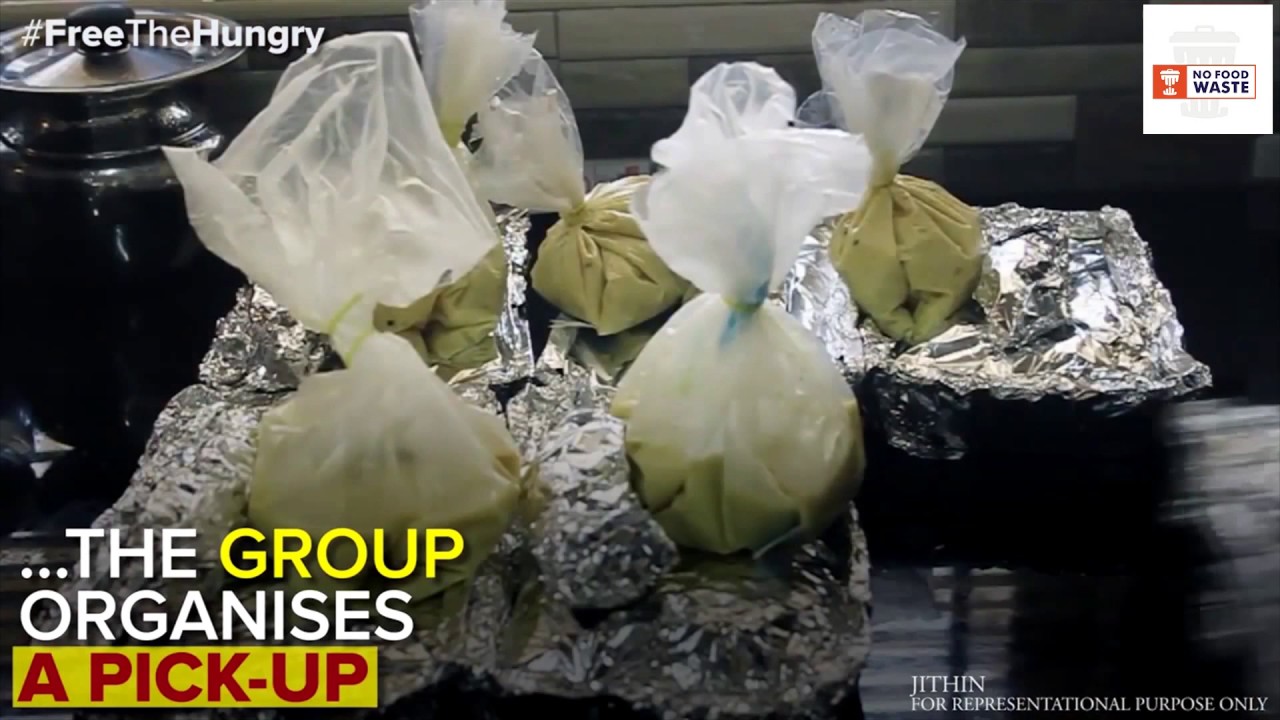 No Food Waste "Feeding the Needy" in four steps - YouTube