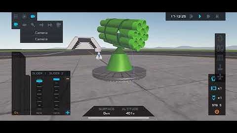 Launching Missles in Simplerockets 2 Mobile iOS