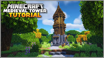 Minecraft Medieval Tower Tutorial [How to Build]