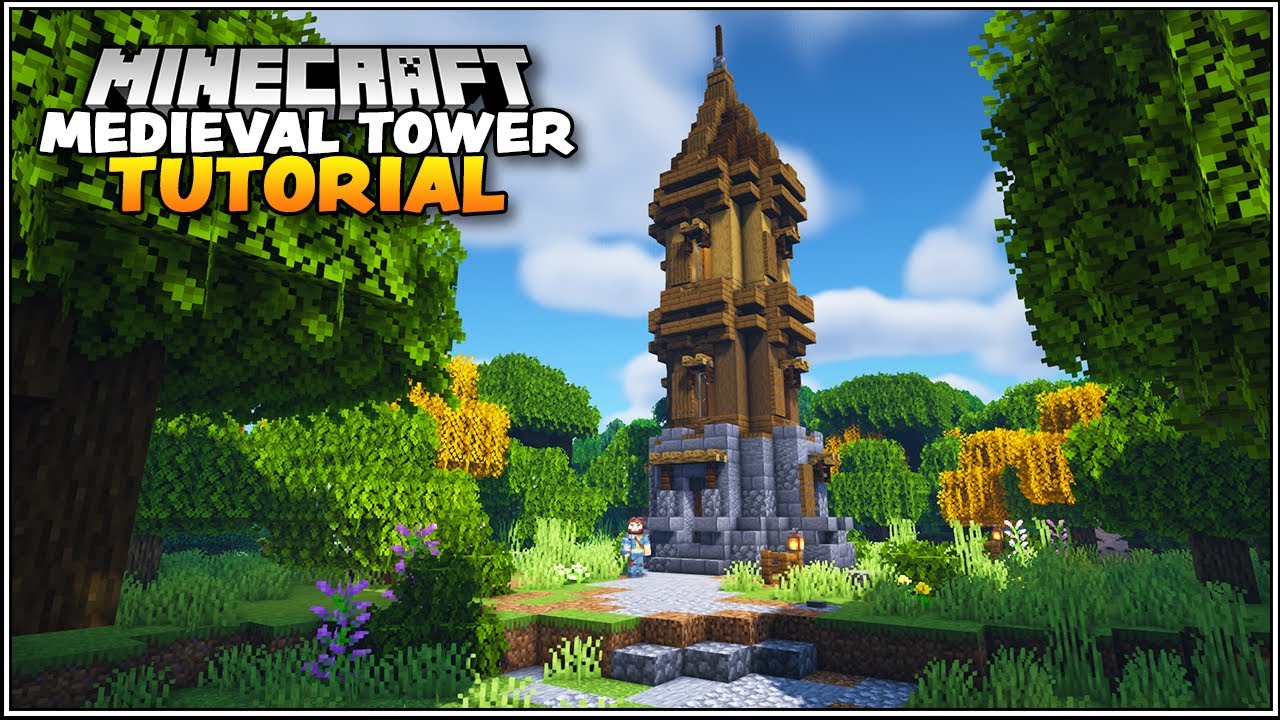 minecraft medieval watchtower