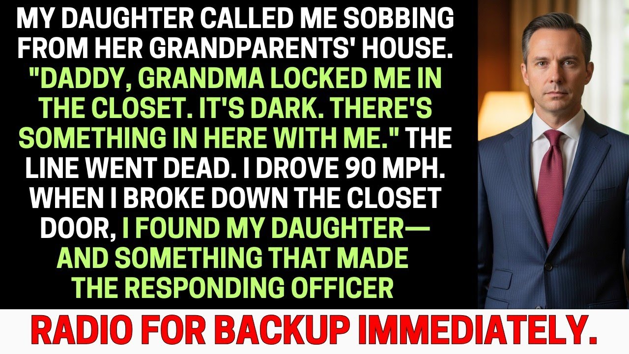 My Daughter Called From Closet At Grandma's House—What I Found Made Cops Radio Backup