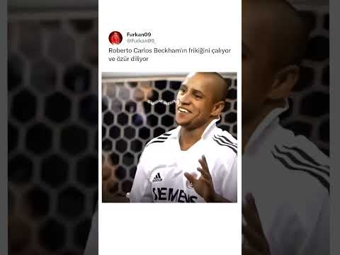 Carlos Beckham'ın frikiğini çalıyor #shorts #keşfet #futbol #football #fyp