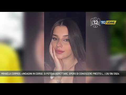 MIHAELA CORMOS: «INDAGINI IN CORSO, SI POTEVA ASPETTARE. SPERO DI CONOSCERE PRESTO L... | 26/09/2024