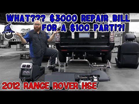 WHAT?!? 00 repair bill for a 0 part? CAR WIZARD shows the mess this '12 Range Rover HSE is in