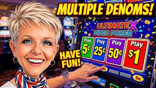 I Played Ultimate X Video Poker And This Happened! #casino #videopoker #vegas screenshot 4