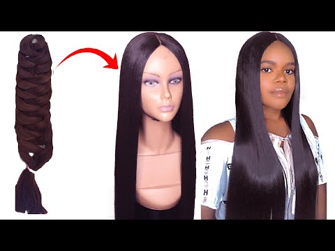 diy-34-inches-bone-straight-crochet-wig-using-expression-braid-extension---no-closure-wig