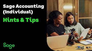 Sage Accounting (Individual) UK - Hints & Tips
