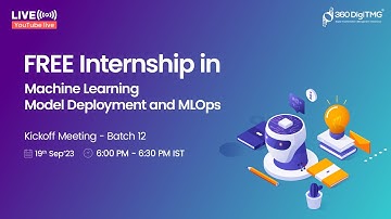 Machine Learning Model Deployment and MLOps Internship | Batch 12 | 360DigiTMG