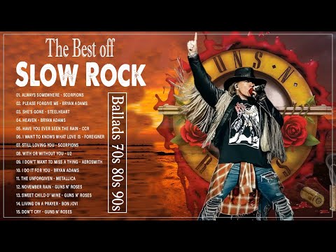 The Best Slow Rock Songs Of The 70s 80s 90s 🎵 Greatest Hits Of Classic Rock 80s and 90s Song