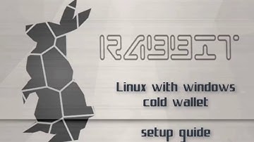 Rabbit masternode setup - Linux with windows cold wallet