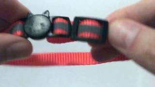 How to adjust cat collars reflective