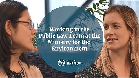 Working in the Public Law Team at the Ministry for the Environment