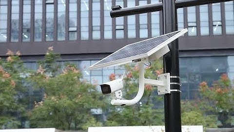 The best off grid solar security camera system