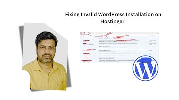 Fixing Invalid WordPress Installation on Hostinger | WordPress Troubleshooting Guide