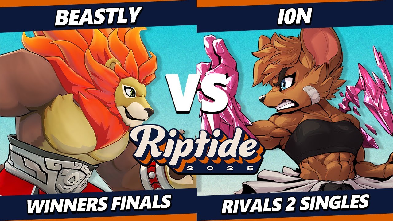 Riptide 2025 WINNERS FINALS - Beastly (Zetterburn) Vs. I0N (Olympia) Rivals of Aether II - RoA2