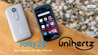 Смартфон Unihertz Jelly 2E 4G — мини-смартфон 3 дюйма — 4 ГБ ОЗУ и 64 ГБ ПЗУ — Android12— Распаковка