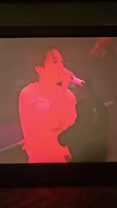 Jimin on Instagram Story watching Jhope's performance at lollapalooza in Berlin #jimin #jhope #bts