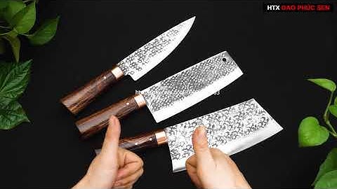 Bộ 3 Dao CHỐNG DÍNH CHUẨN  - HÀNG CHUẨN CỦA HTX DAO PHÚC SEN