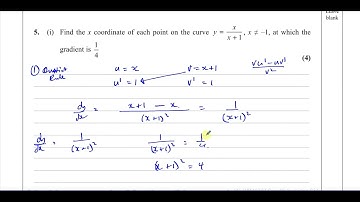 [P3] C34, (IAL), WMA02/01, June 2015, Q5, Differentiation, Integration, Reversing the Chain Rule