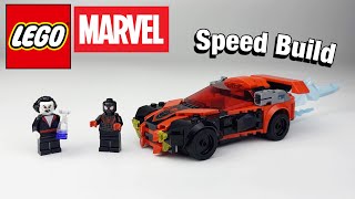 Lego 76244 Marvel Miles Morales Vs. Morbius - Unboxing - Speed Build