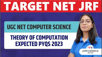 Computer Science || Theory of computation || TARGET NET JRF 2023 II PAPER 2 || BY LAXMI MAM